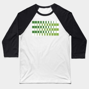 Gradient Greenery and Lime Baseball T-Shirt